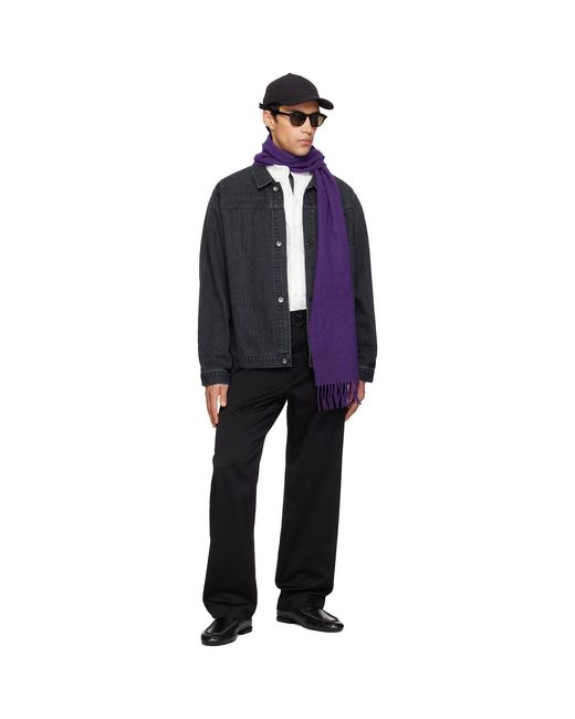 Nanamica Black Short Denim Jacket for men