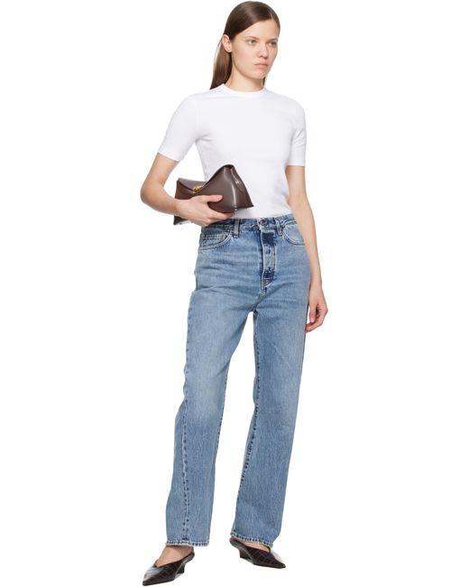 【TOTEME】シャープ クロコ型押し ウェッジミュール TOTEME Sharp クロコ風レザー ミュール | NET-A-PORTER