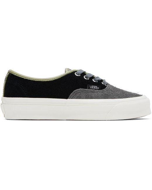 Vans Black & Gray Og Authentic Lx Sneakers