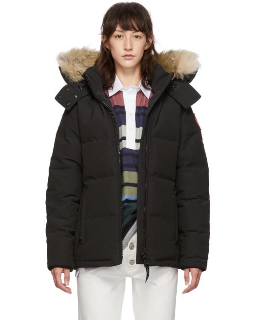 Canada Goose Fur Chelsea Parka in Black - Save 37% - Lyst