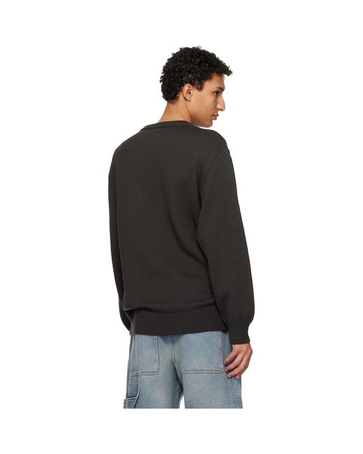 Courreges Black Utility Wool Sweater for men
