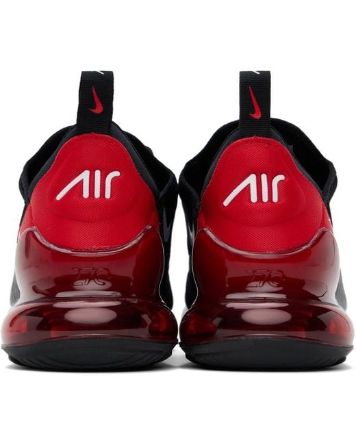 Nike Black & Red Air Max 270 Sneakers for men