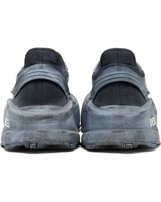 DIESEL Black D-Cage Runner Sneakers for men