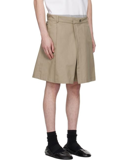 メンズ GmbH ベージュ Qalbi ショートパンツ Natural
