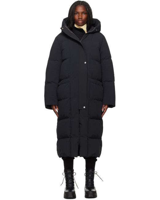 Jil Sander キルティング ダウンコート Black