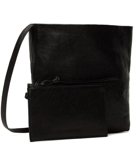 Ann Demeulemeester Black Ger Mini Soft Shoulder Bag