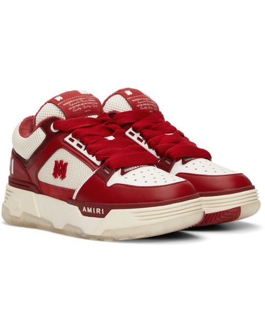 Amiri Red Ma-1 Sneakers for men