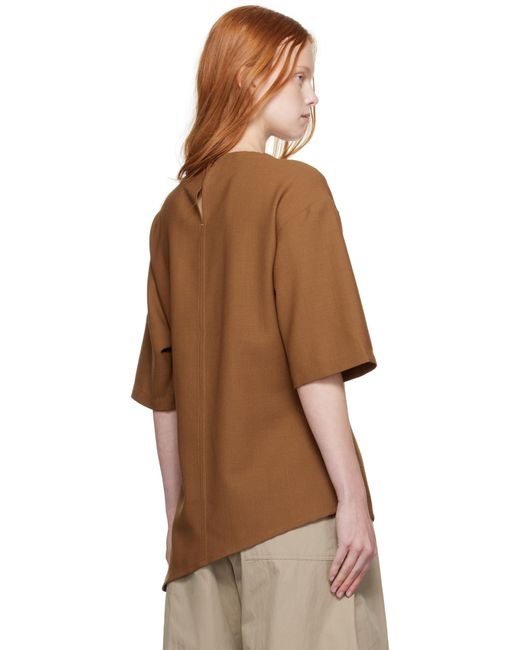 Studio Nicholson ブラウン Vichy トップス Brown