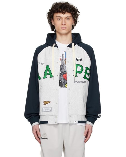 Aape By A Bathing Ape Multicolor Main Zip Up Jacket for men