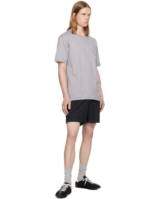 Norse Projects Black Per Cotton Tencel Shorts for men
