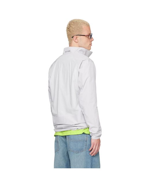 Arc'teryx White Solano Jacket for men