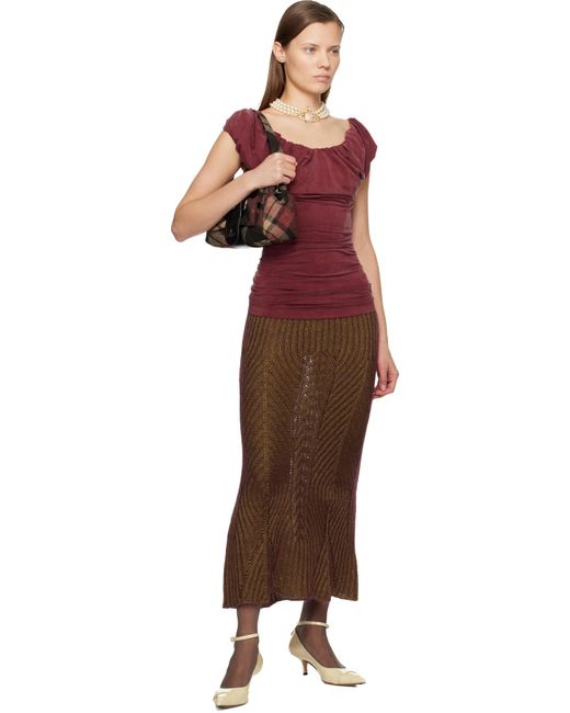 Vivienne Westwood Red Ginnie Jersey Top