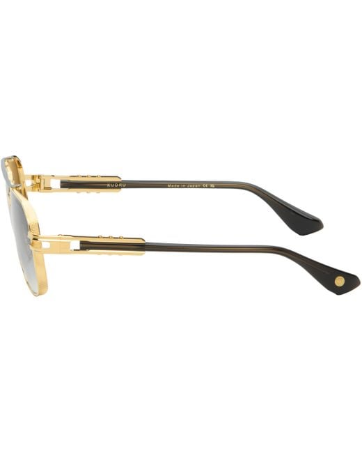 メンズ Dita Eyewear ゴールド＆シルバー Kudru サングラス Black