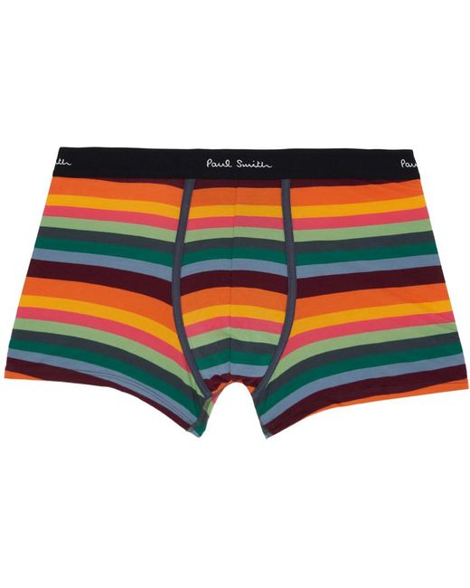 Paul Smith Multicolor Five-pack Black Stripe Boxer Briefs for men