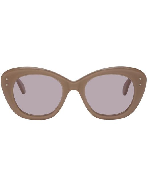 Alaïa Pink Cat-eye Sunglasses in Black | Lyst