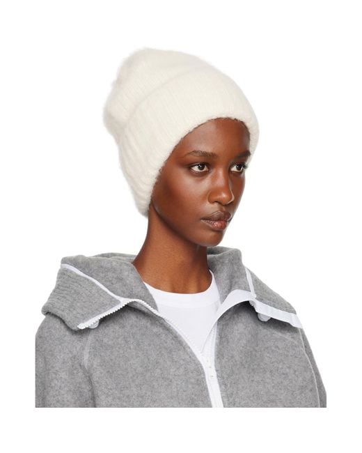 Canada Goose White Off- Alpaca Beanie