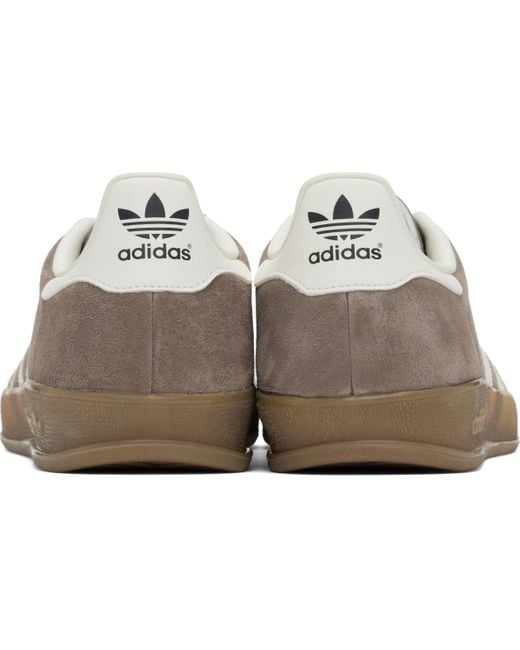 Adidas Originals Black Tan Gazelle Indoor Sneakers for men