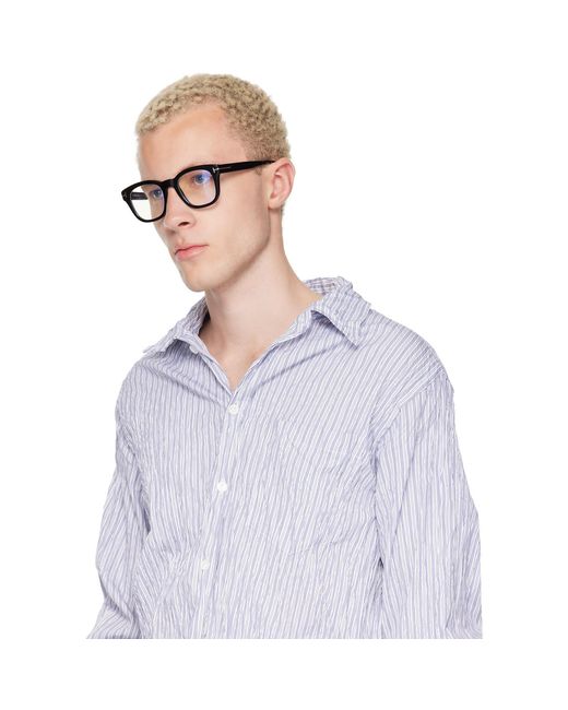 Tom Ford Black Block Soft Square Light Optical Glasses for men