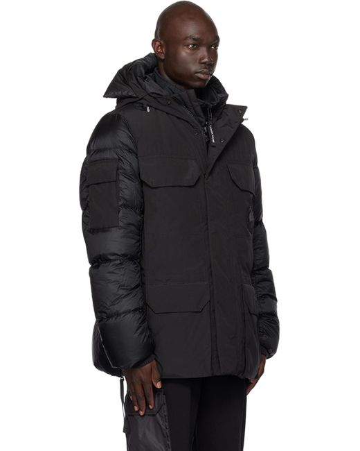 Manteau expedition noir rembourré en duvet - label Canada Goose pour homme en coloris Black