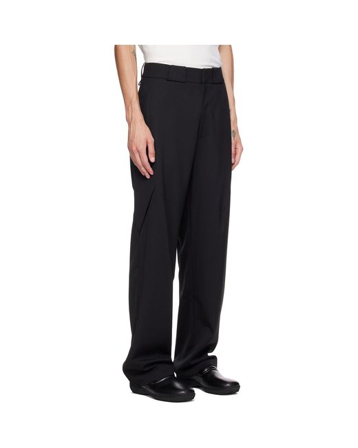 Kiko Kostadinov Black Erdiko Trousers for men