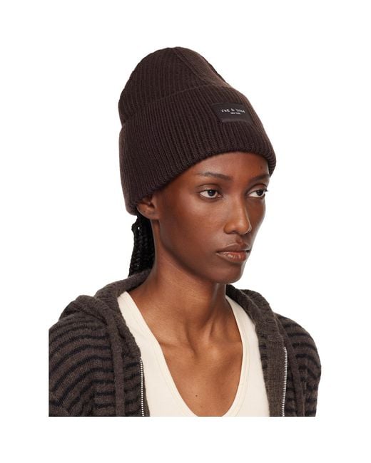 Rag & Bone Brown Blake Wool Beanie