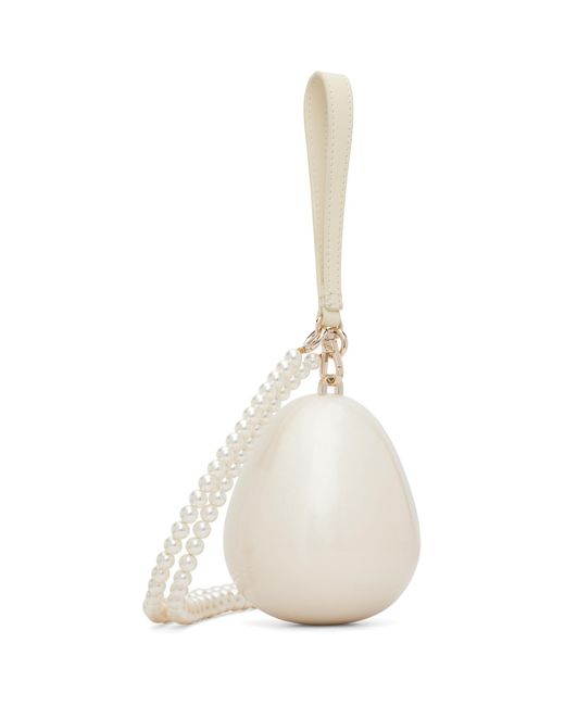 Simone Rocha Natural Off- Pearl Egg Bag for men