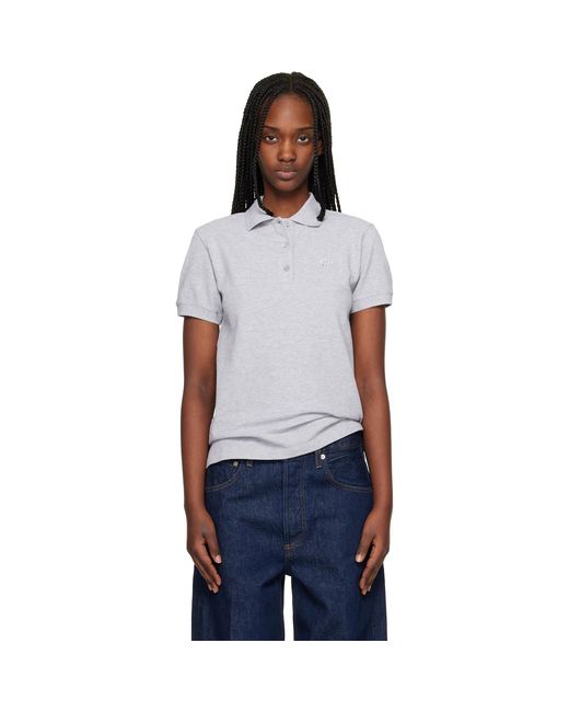 Maison Kitsuné Black Baby Fox Regular Polo