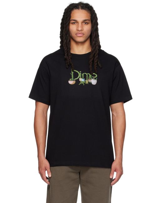 Dime Black Cactus T-shirt for men