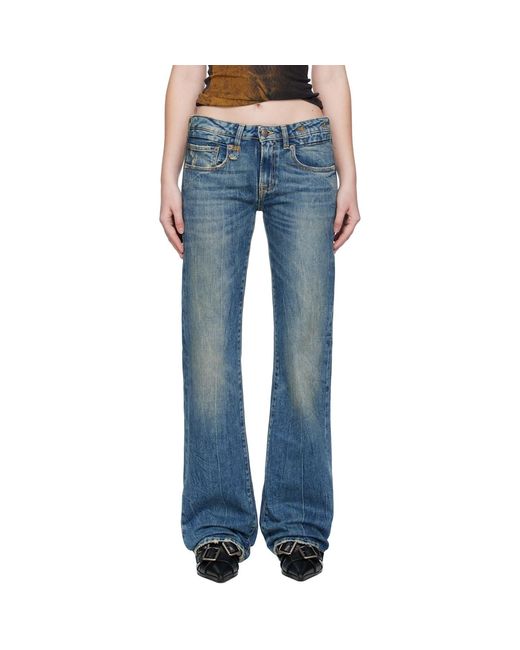 R13 Blue Boy Flare Jeans
