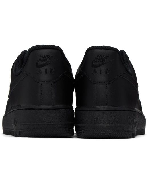 Nike Black Air Force 1 '07 Sneakers for men