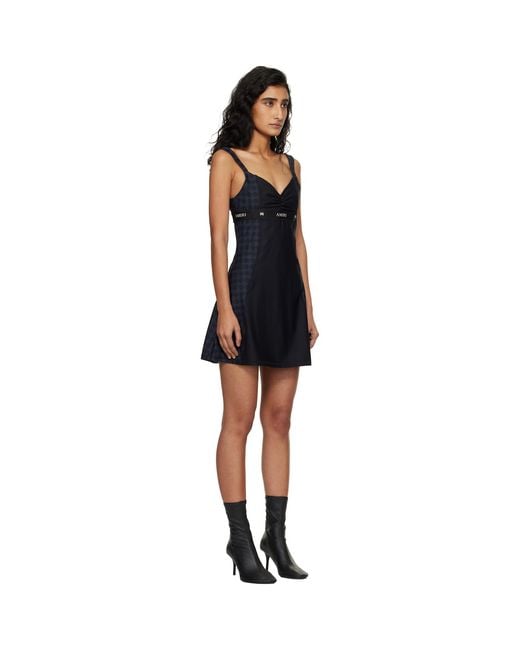 Amiri Black Ma Quad Minidress