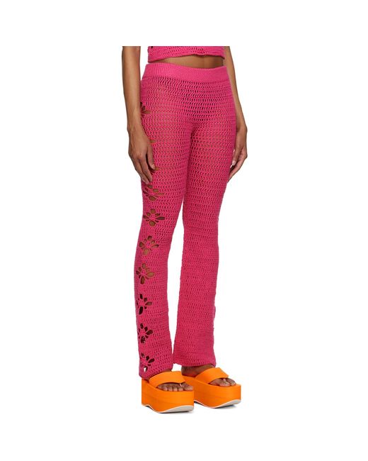 TACH Red Nitocris Lounge Pants