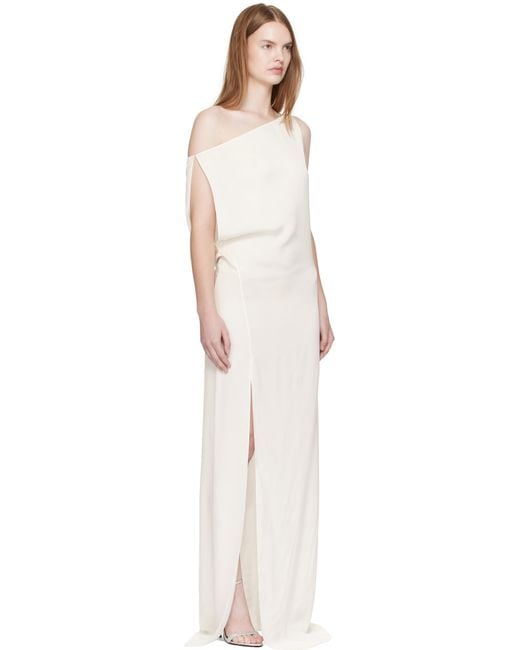 Tom Ford Black Off- Off The Shoulder Evening Maxi Dress