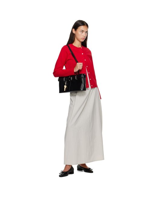 OSOI Black Shoulder Brocle Bag