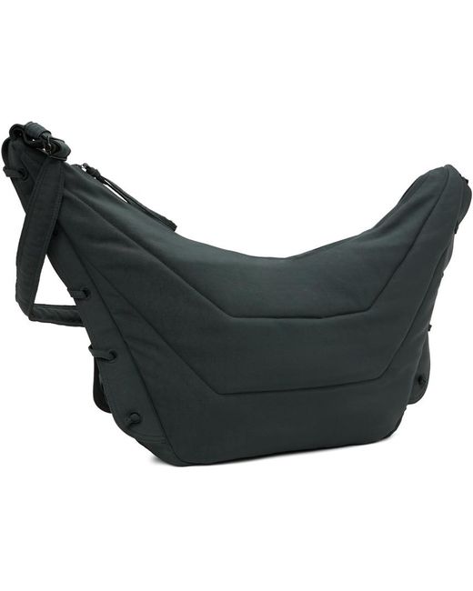 Lemaire Black Large Soft Game Bag for men
