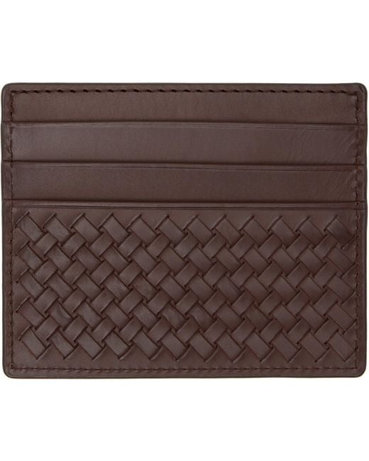 Dragon Diffusion Brown Interlaced Card Holder