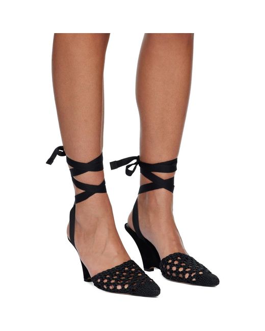 Jacquemus Black 'The High Espadrilles' Heels