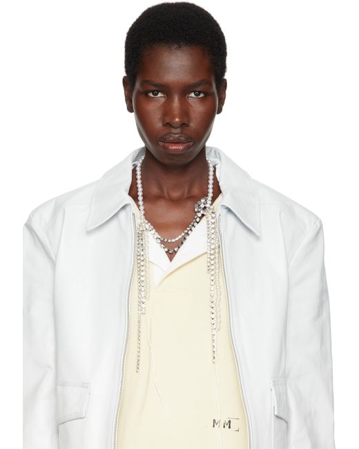 MM6 by Maison Martin Margiela Black Object Trouve Necklace