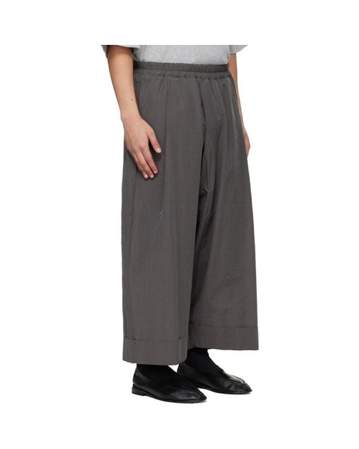 Toogood Black 'The Baker' Trousers for men