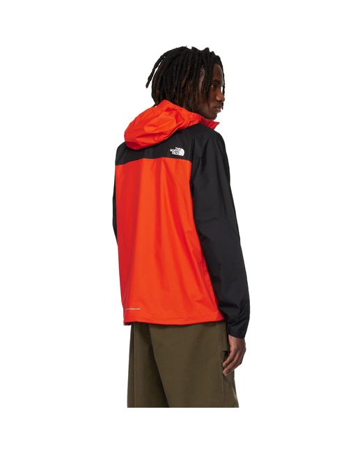 The North Face Orange Ridgelite Waterproof Jacket for men