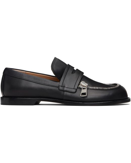 J.W. Anderson Black Biker Loafers for men