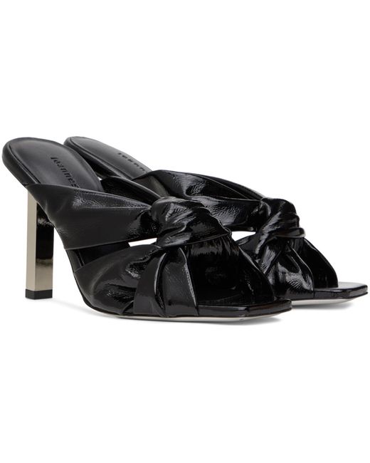Ioannes Black Rococo Sandals