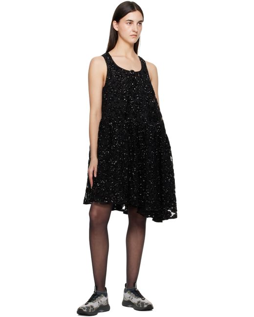 CECILIE BAHNSEN Black Azelia Minidress