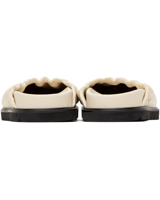 Reike Nen Black Off- Single Layer Slip-on Loafers