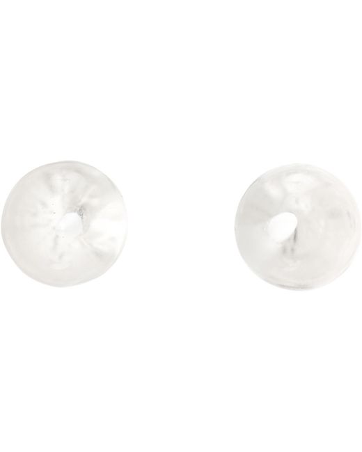 Sophie Buhai Black Quartz Boule Stud Earrings
