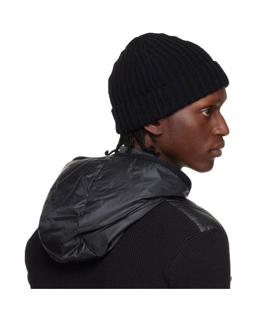 Studio Nicholson Black Berwick Beanie for men