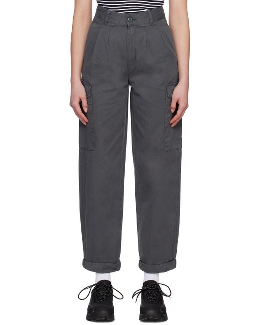 Carhartt Black Gray Collins Trousers