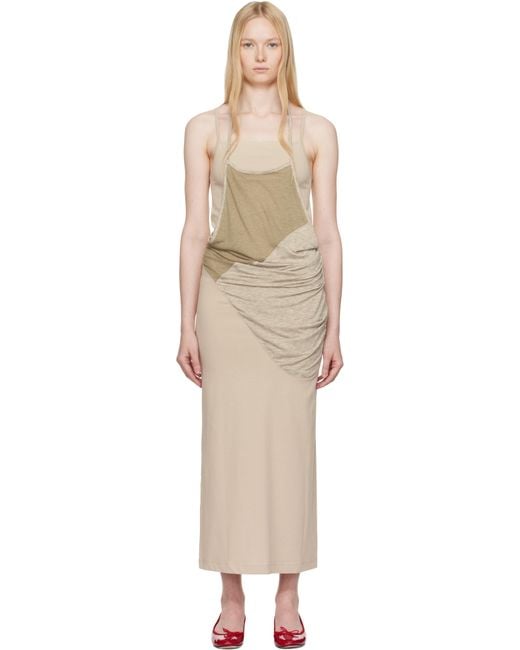 OPEN YY Black Layered Halter Neck Maxi Dress