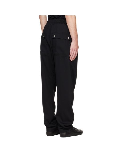 Rick Owens Black Tower Bela Trousers for men