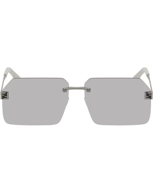 Fendi Black Silver Sky Sunglasses